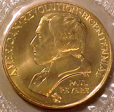 Paul Revere Lexington/Concord BiCentennial Medal 